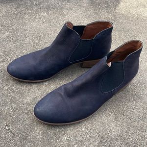 Dark Navy Chelsea Booties